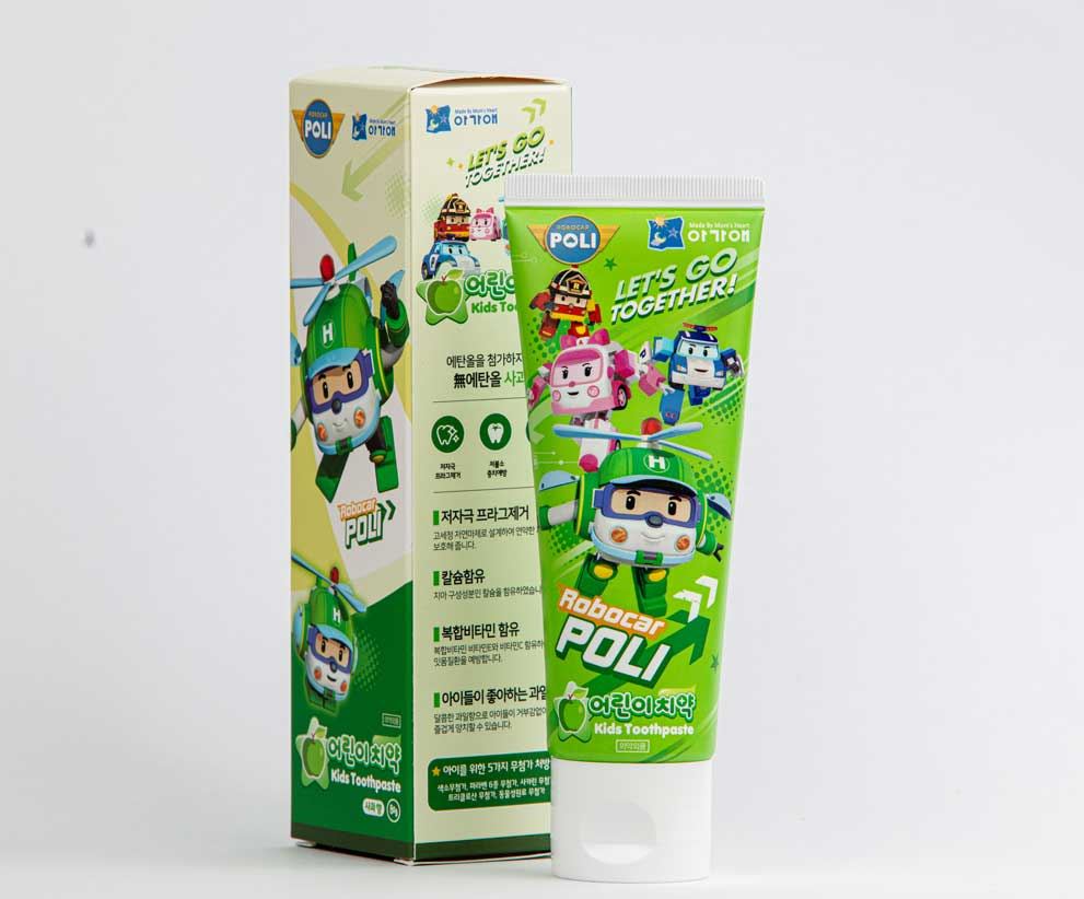 Kem Đánh Răng Trẻ Em Cao Cấp Poli Robocar